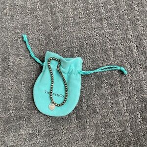 Tiffany & Co Return to Tiffany Heart Tag Bead Bracelet in Silver